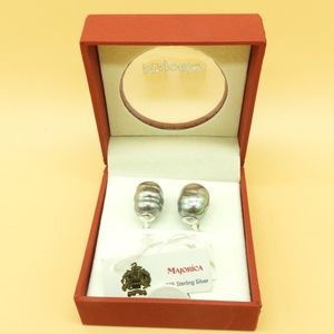 Majorica 12mm Baroque Pearl Drop Earrings